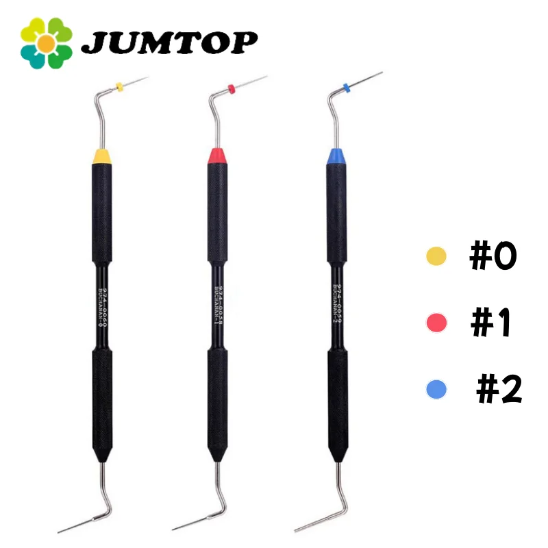 JUMTOP Dental Endo Buchanan tapón de mano relleno de conducto radicular NITI punta de acero inoxidable relleno instrumentos de odontología endodoncia
