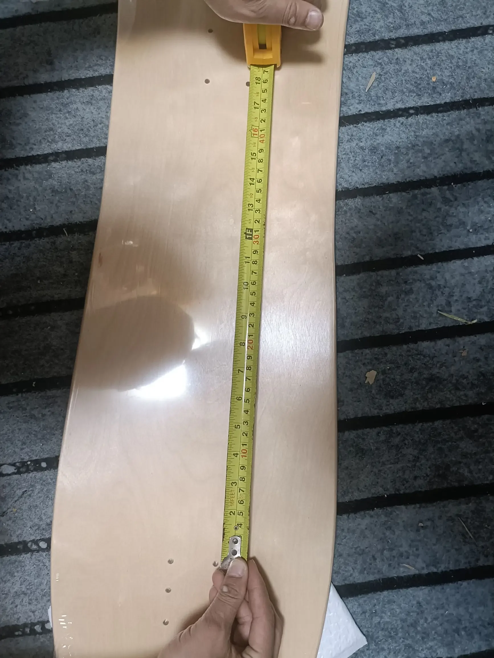 33*10 pulgadas surfskate skateboard deck pro skateboard deck 7 capas misma forma que soulboardiy surfsakte