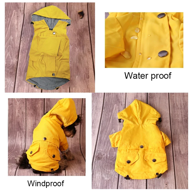 Ropa grande para perros, impermeable para perros, chaqueta a prueba de viento para mascotas, abrigo de Bulldog Francés Labrador, cálido de invierno para todas las razas de perros