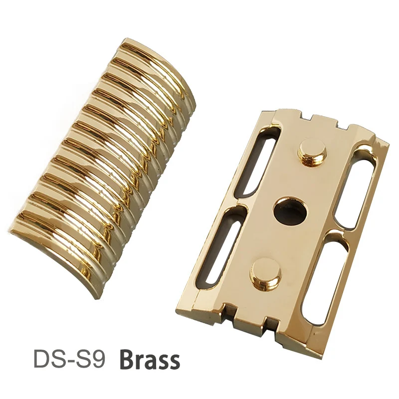 Cabezal de afeitadora de seguridad de doble filo de acero inoxidable CNC Dscosmetic S9
