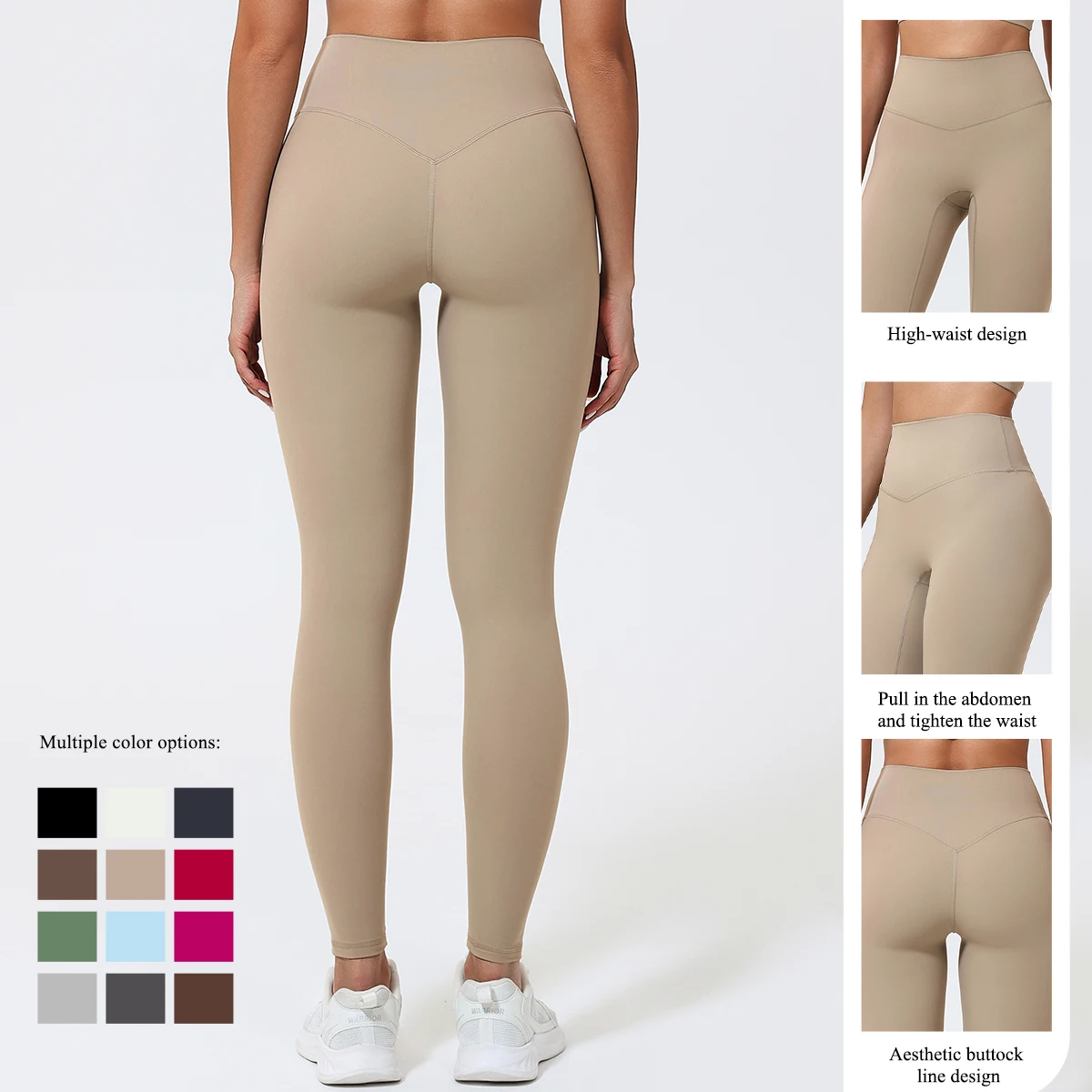 Pantalones de Yoga Transpirables de Secado Rápido para Mujer, Pantalones Deportivos de Alta Elasticidad para Gimnasio, Correr al Aire Libre y Hacer Ejercicio