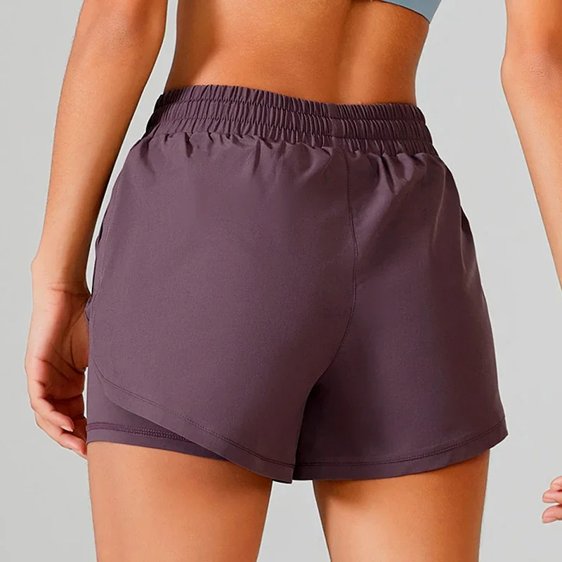 Pantalones cortos de Yoga para mujer, Top deportivo de LICRA, elástico de neón, mallas cortas de entrenamiento para correr, pantalones cortos deportivos para gimnasio, ropa deportiva para Fitness