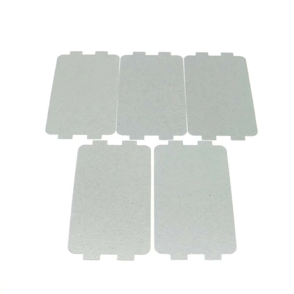 Hoja de Mica Universal para horno microondas, accesorios de cocina, guía de ondas, cubierta de guía de ondas, placas, 5 uds.