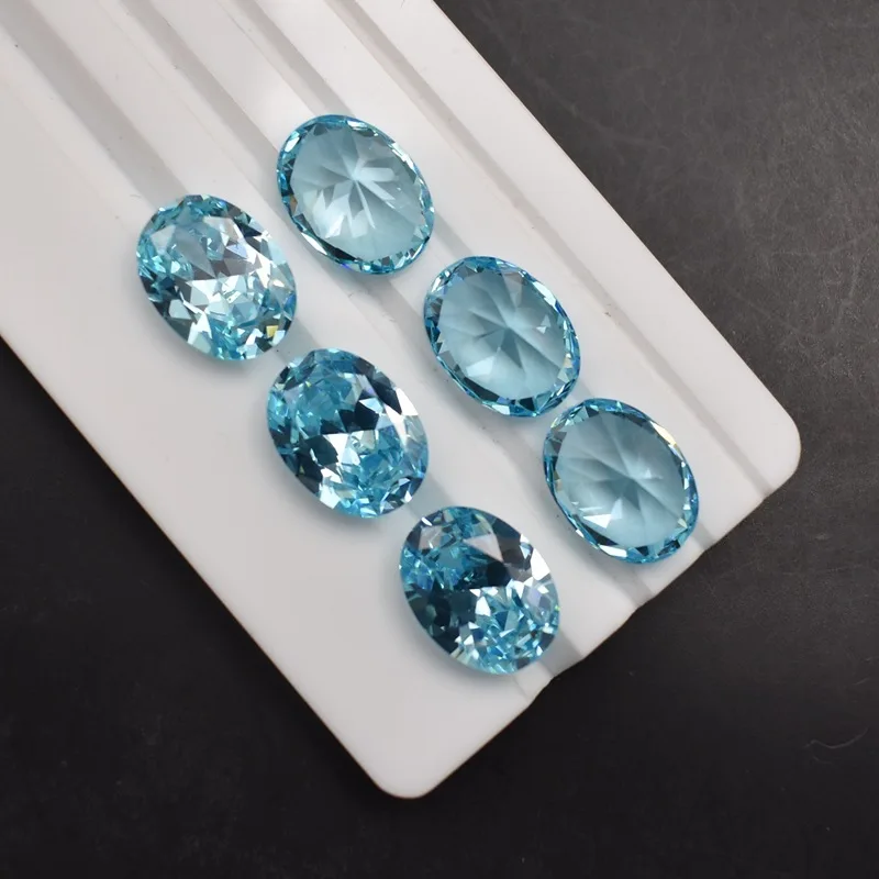 Aguamarina clara picada natural sin calentar 12,50 quilates 12x16 mm Corte ovalado AAAA+ Gema suelta