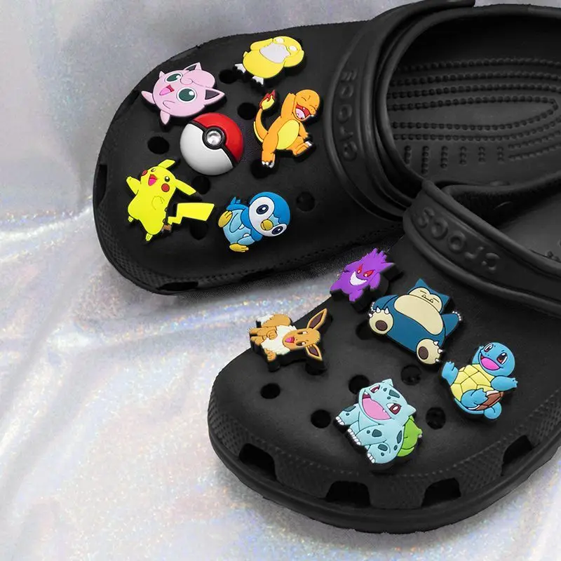 Abalorios DIY de Pokémon para Zapatos, Adornos Creativos de Moda para Crocs, Decoración para Calzado Casual, Exhibición y Diseño