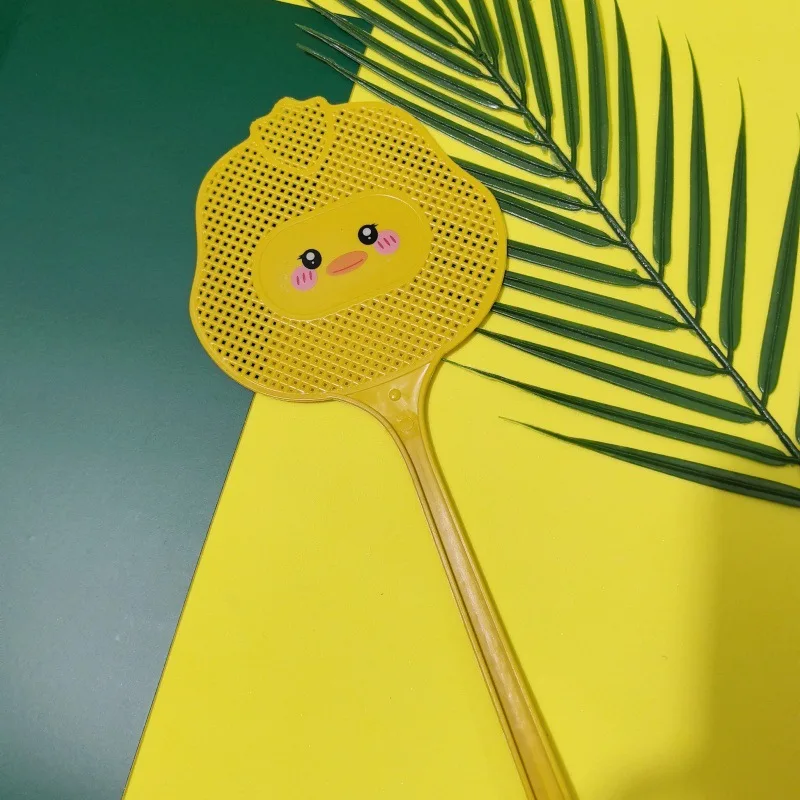3 Matamoscas con Diseño de Patos de Dibujos Animados, Extensibles y Reforzados para Mayor Durabilidad, Aptos para el Control de Mosquitos en el Hogar, Jardín y Sala de Estar
