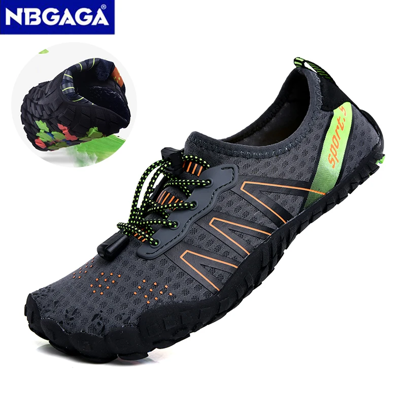 Zapatos de agua para hombre, deportes acuáticos de playa al aire libre, zapatos acuáticos aguas arriba, zapatos ligeros para mujer, zapatos de entrenamiento de natación de secado rápido, talla grande 46
