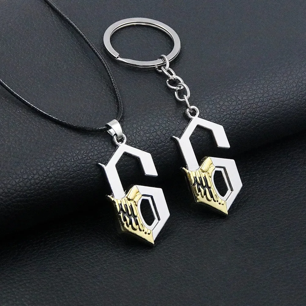 Accesorios de Anime, Mini Espada de Kurosaki Ichigo, Llavero, Collar con Máscara de Muerte, Joyería de Moda para Cosplay, Regalo para Fans