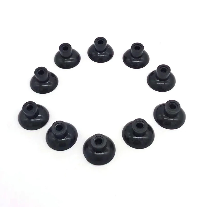 Ventosa de acuario negra transparente, soporte de tubo de aire, ventosa para bomba de tanque de peces, accesorios de Clip de fijación de tubo de aire de oxígeno, 10 Uds.
