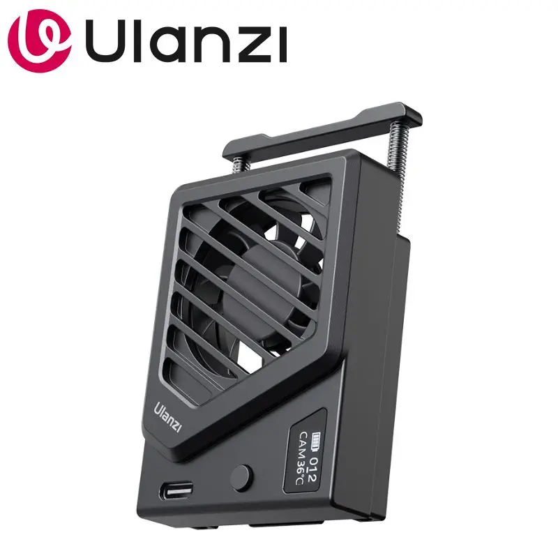 Ventilador de refrigeración para cámara Ulanzi CA25, radiador de alta refrigeración, disipador de calor para cámaras DSLR Sony, Canon, FUJIFILM, para grabación de video de larga duración.