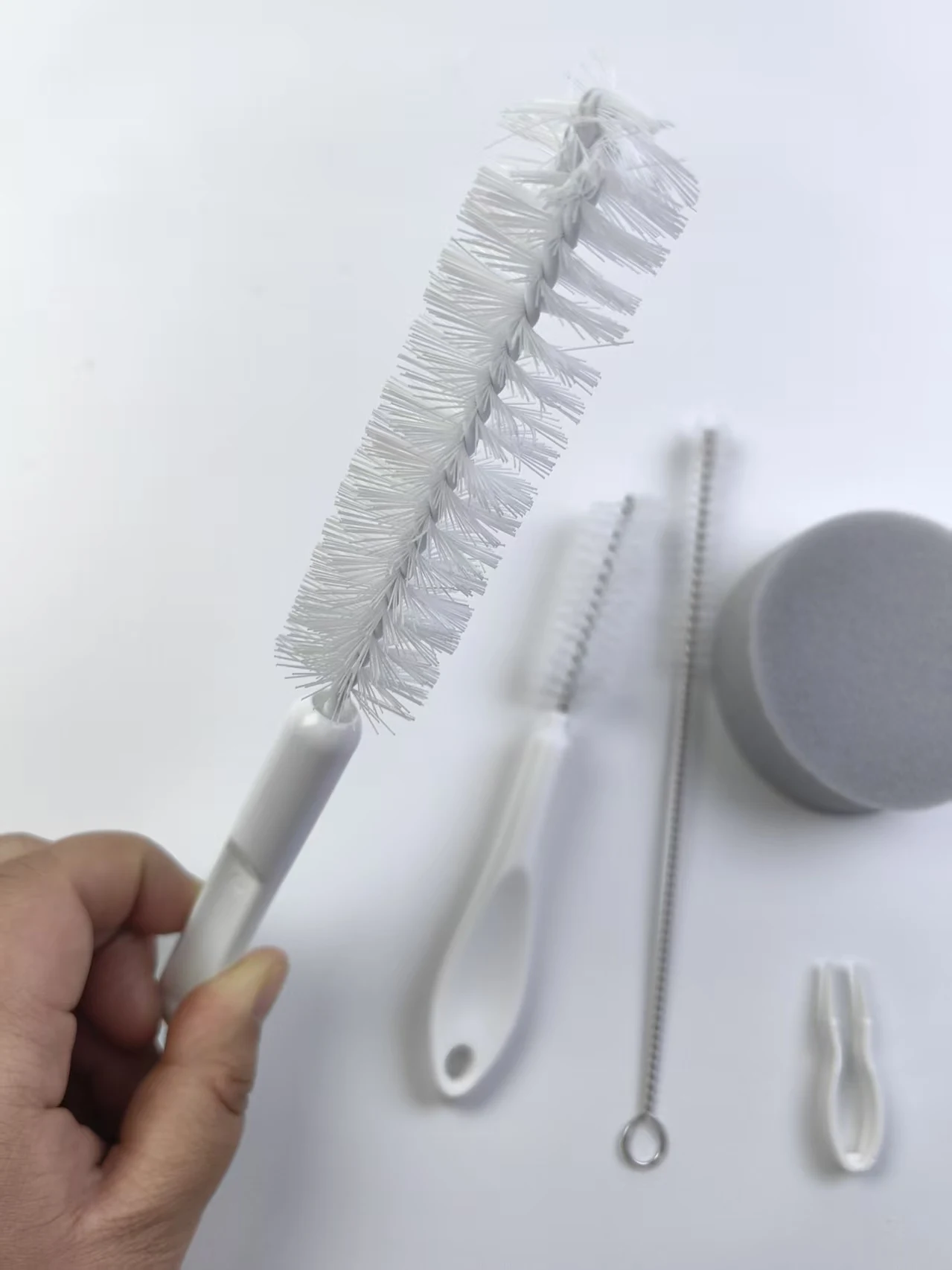 Accesorios para fuente de agua para gatos, juego de cepillos de limpieza para dispensador de agua para mascotas, bomba, tubo, botella, taza, hervidor, boquillas, herramientas limpiadoras