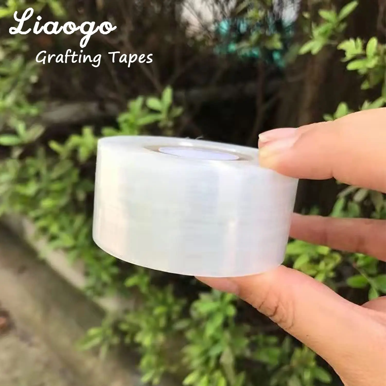 Cinta de injerto de PE de 200M, película autoadhesiva para árboles frutales, plantas de vivero, plántulas, vid, floristería, tomate, suministros de injerto elásticos