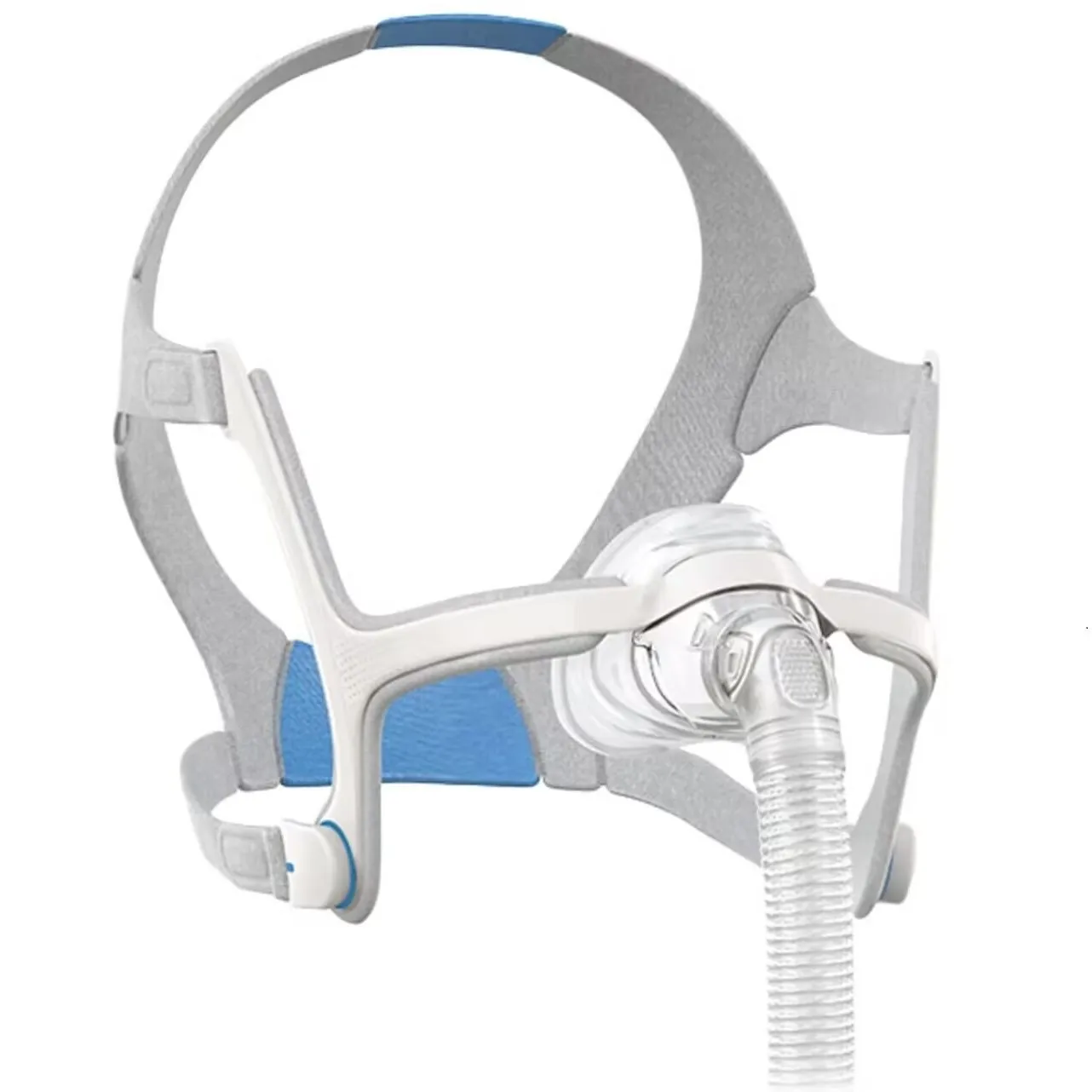 Kit de Actualización de Mascarilla Nasal CPAP AirFit N20, Marco Reutilizable, Conjunto de Codo con Tubo y Cojín para el Cabeza, para Apnea del Sueño Thera