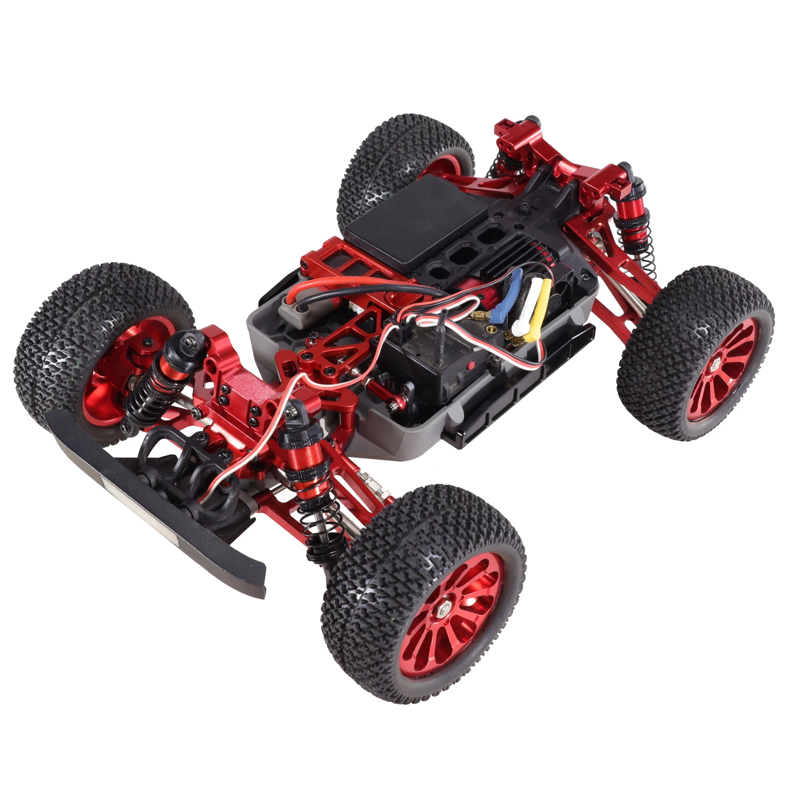 MJX Hyper Go 16207 16208 16209 16210 H16 RC coche copa de dirección de Metal juego de brazo oscilante superior e inferior soporte de torre de choque piezas de mejora