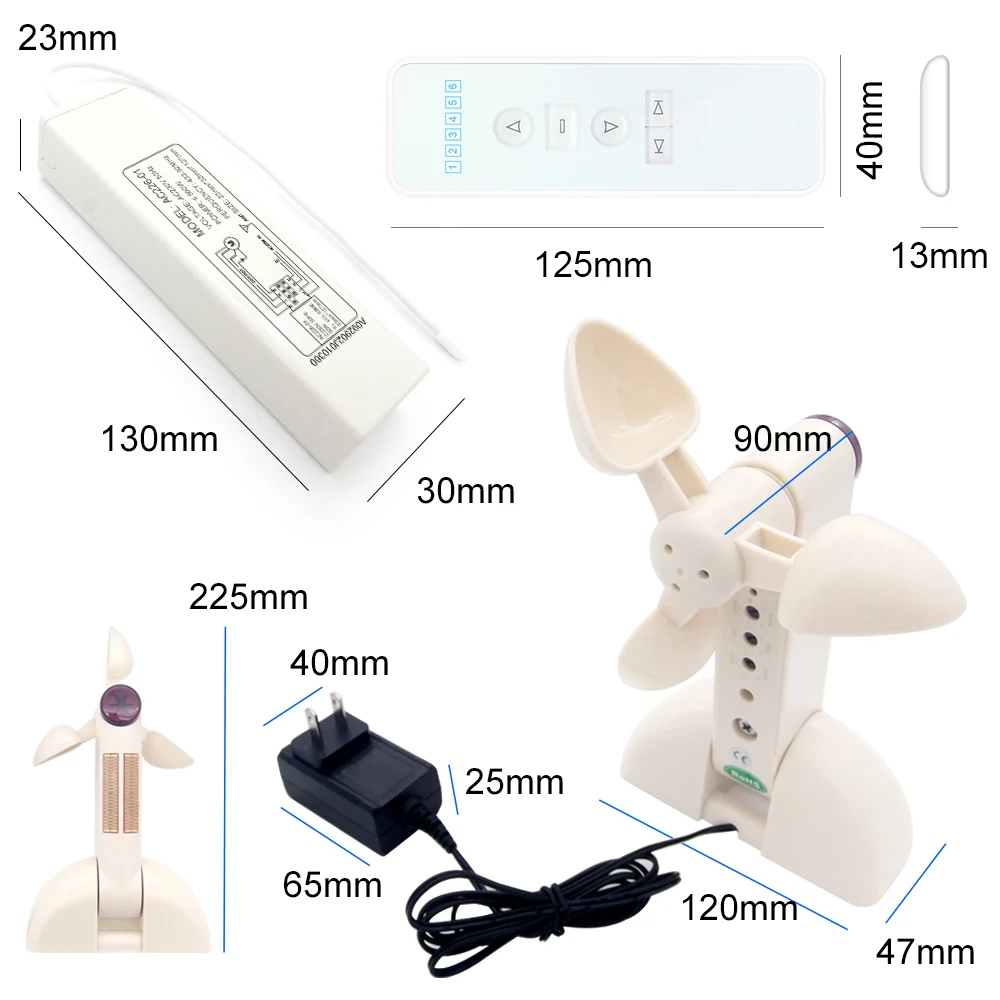Interruptor RF A-OK Original, Asistente Doméstico Inteligente, Sensor Inalámbrico de Viento, Luz y Lluvia, Control Remoto Universal de 433Mhz para Motor de Toldo