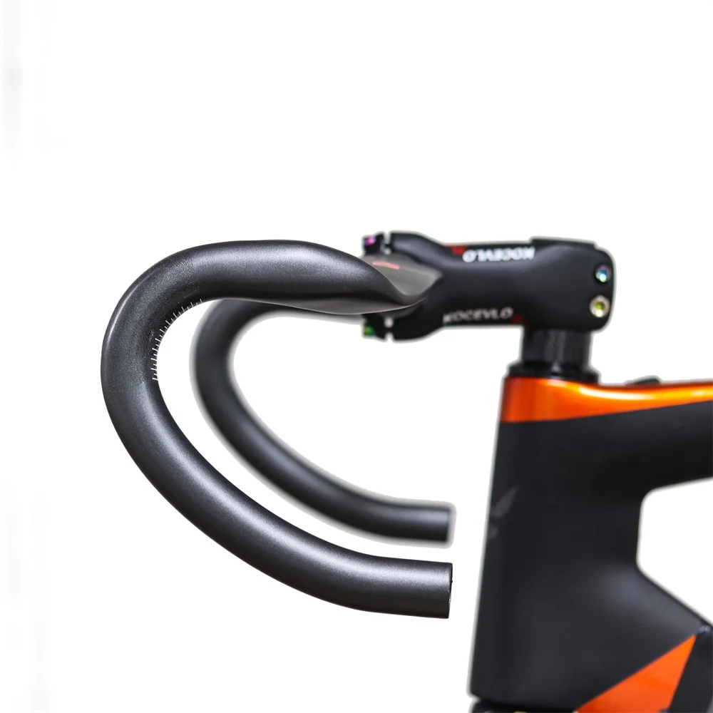 Manillar de bicicleta de carretera de carbono T1000 31,8X380/400/420/440mm UD mate enrutamiento interno accesorios de bicicleta de carretera barra de caída de carreras