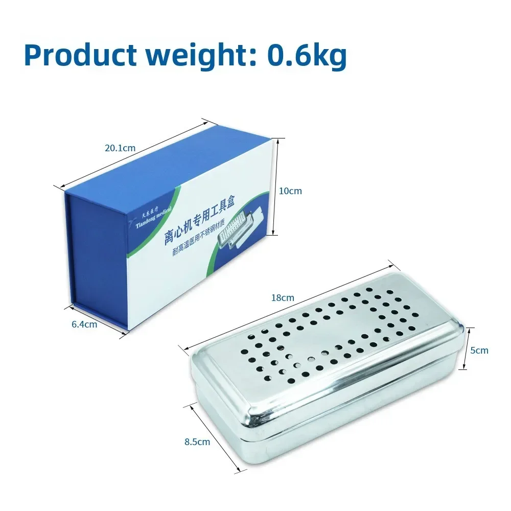 Caja Dental PRF CGF, placa de implante, caja de fibrino rica, Kit de membrana ósea quirúrgica de implante de acero inoxidable, instrumento de cirugía de laboratorio Dental