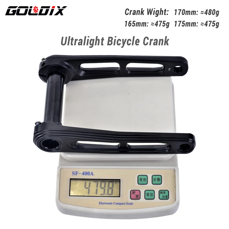 GOLDIX-bielas de bicicleta de carretera ultraligeras BSA BB92, manivela de carretera de grava MTB, corona de cadena 50-34T para Sram xx1, 170/175mm
