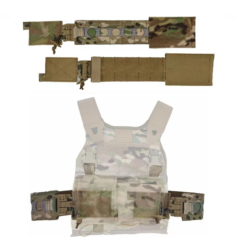 Nuevo Chaleco Táctico FCSK FCPC LV119 para Exteriores con Hebilla de Liberación Rápida, Cinturón de Soporte y Cubre Cintura