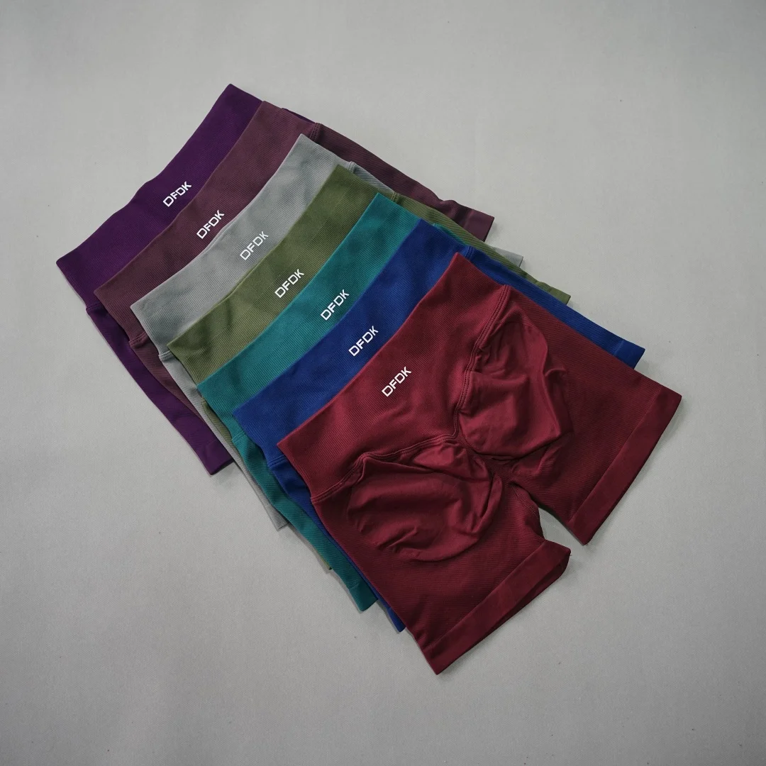 DFDK Pantalones Cortos de Yoga de Cintura Alta para Mujer, con Efecto Scrunch y Realce de Glúteos, Ideales para Entrenamiento, Fitness, Gimnasio, Correr y Deportes, Leggings Atléticos Anti-Sentadillas