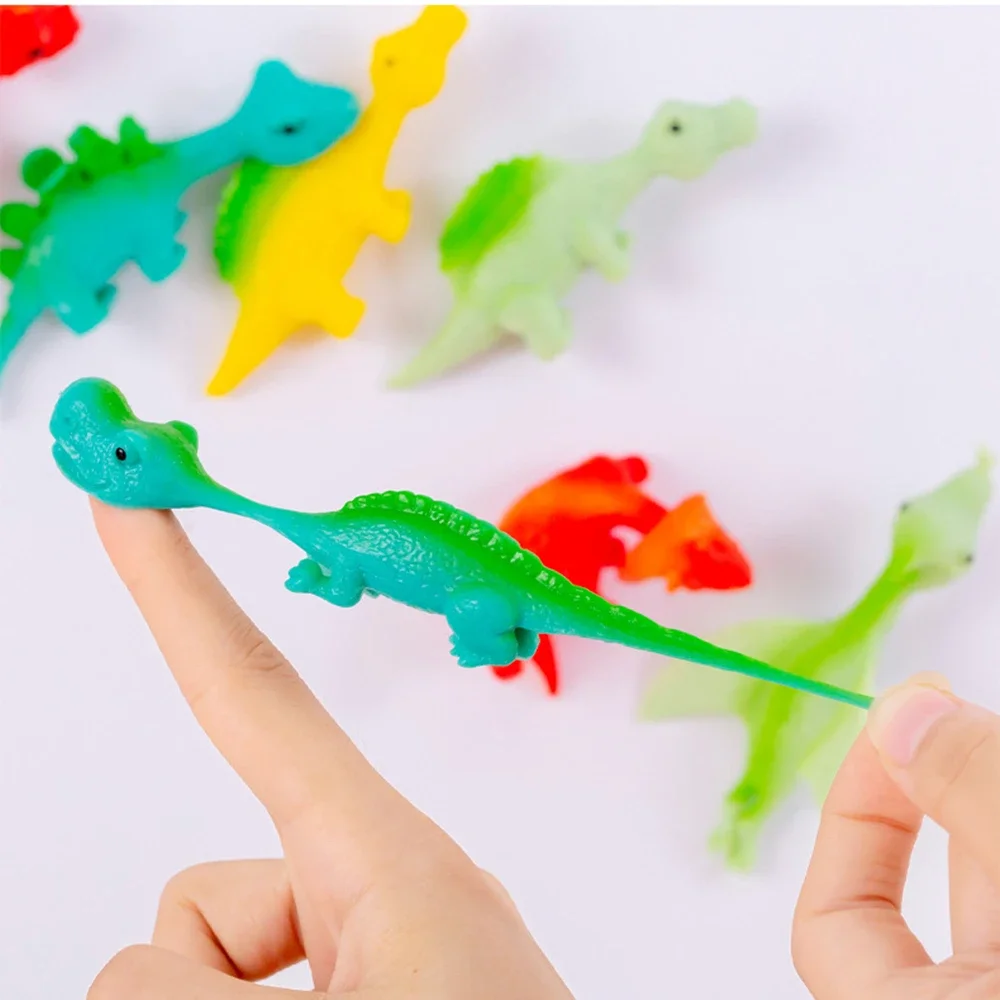 10-50 Piezas de Catapultas de Dedo Coloridas con Forma de Dinosaurio, Juegos para Niños, Regalos para Fiestas de Cumpleaños, Baby Shower, Navidad, Carnaval