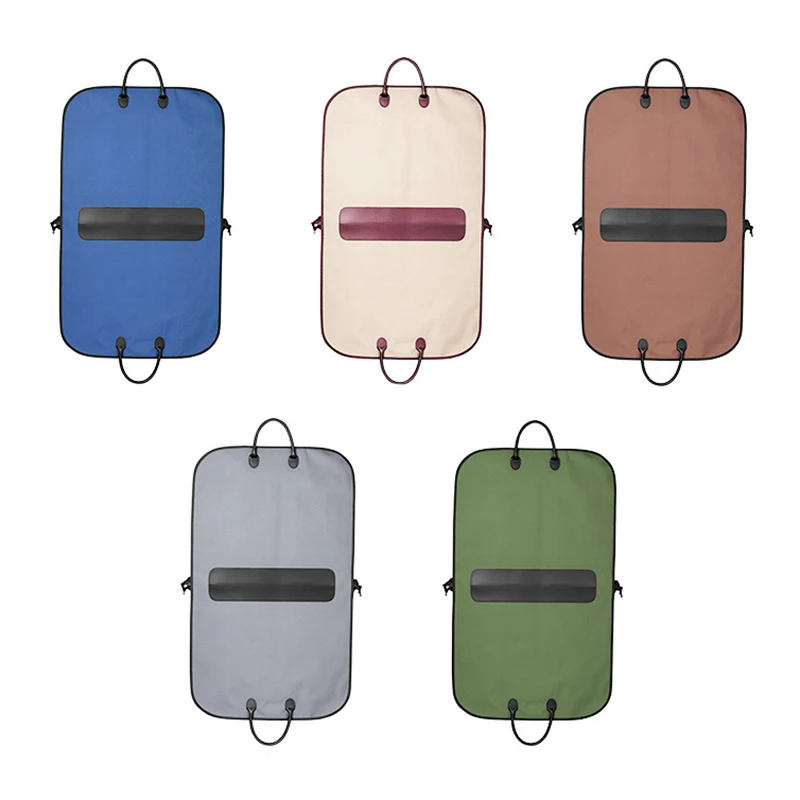 Bolsa de ropa de tela Oxford de lujo, organizador de almacenamiento de armario con cremallera para trajes, vestido, abrigo, ropa, funda de transporte, funda de viaje de negocios