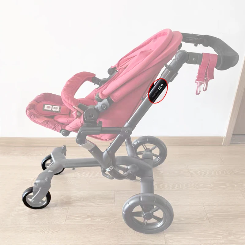 Neumático de cochecito para rueda delantera de Buggy Concord Neo (neumático de rueda trasera no está disponible), cubierta de neumático sin cámara de PU, accesorios de repuesto