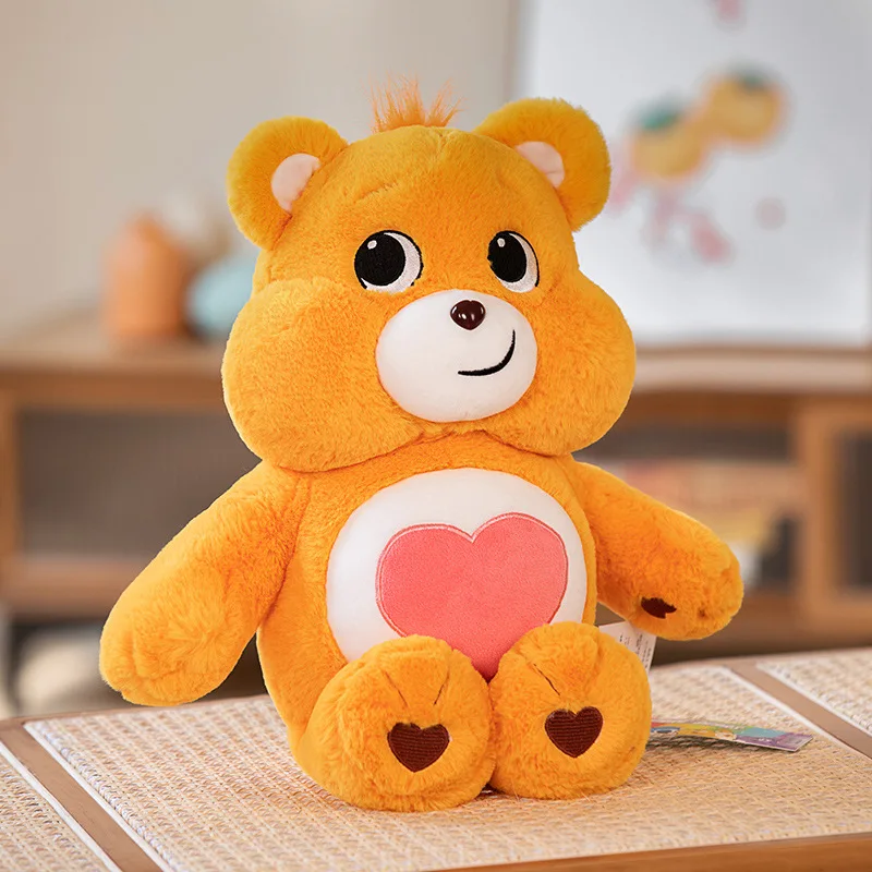 Osos de cuidado, lindo oso arcoíris, juguetes de peluche, oso de dibujos animados encantador, muñecos de peluche suaves, decoración del hogar, almohadas de felpa para dormir