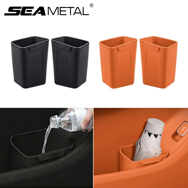 SEAMETAL - Portavasos para Puerta de Coche, Contenedor de Almacenamiento, Cubo de Basura, Silicona Impermeable, Organizador Universal para Puerta de Coche, Soporte para Bebidas