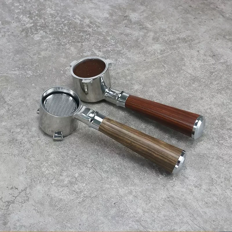 Portafiltro sin Fondo de 51 mm para Cafetera Delonghi La Specialista EC9335/EC9155/EC9455/EC9665, con Filtro de 2 y 4 Porciones