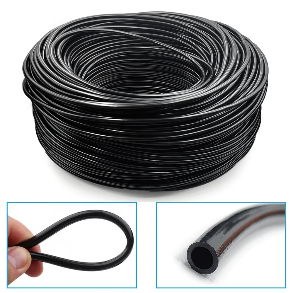 DIY longitud arbitraria 10M/20M/30M... Manguera de jardín 4/7mm suministros de sistema de riego Micro tubo de goteo de PVC ajustable