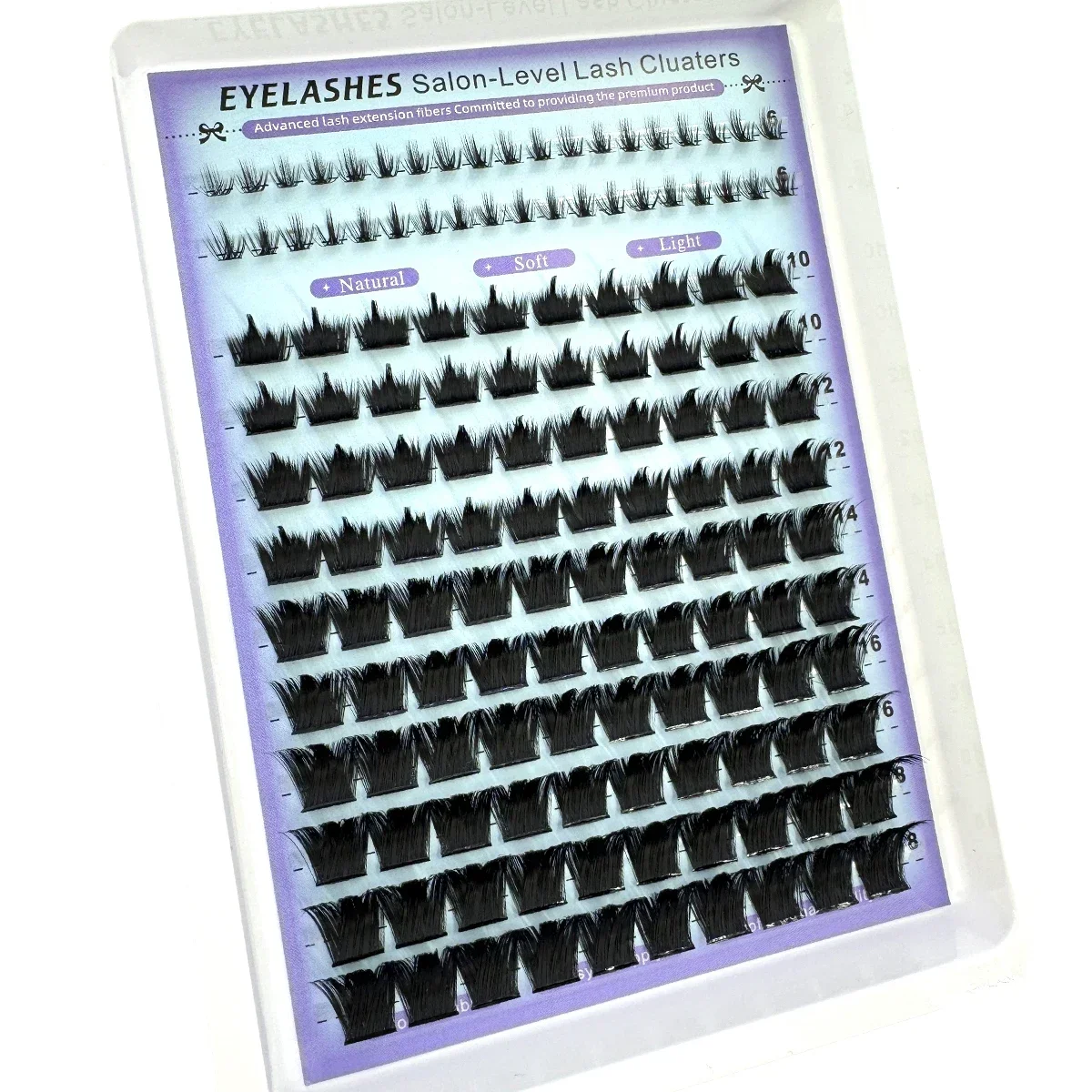 Pestañas Postizas Wispy Manga en Racimos, Extensiones Únicas con Efecto Spiky, Pestañas Individuales Estilo Anime, Pestañas de Hada de 10-18mm