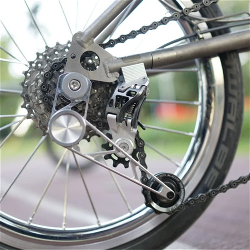 Tensor de palanca de cambios de 7 velocidades para bicicleta plegable, línea A, para brompton, cambio de línea C, 7V