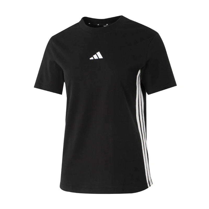 Camiseta deportiva informal de manga corta con cuello redondo y holgada para correr al aire libre para mujer Adidas Jd0846