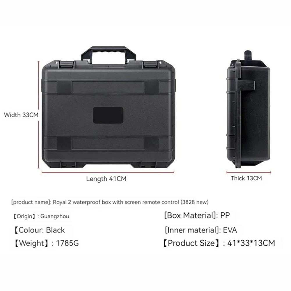 Para DJI Mavic 2 estuche de almacenamiento impermeable para DJI Mavic 2 Pro /Mavic 2 Zoom Control remoto con caja de almacenamiento de accesorios de pantalla