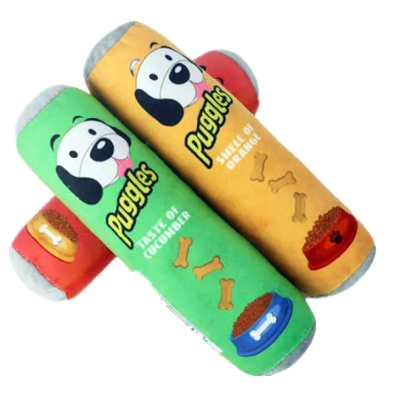 Juguete de peluche interactivo con sonido para perros pequeños y cachorros, resistente a mordidas, con ruido, para limpiar dientes, para mascotas, proveedor.