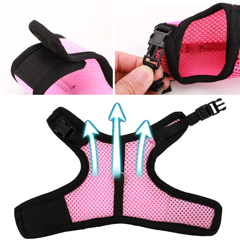 Arnés y Correa Ajustables para Mascotas, para Conejos, Gatos, Hurones, Paseos al Aire Libre, Accesorios para Mascotas, Lapin Accessoires Pour Animaux