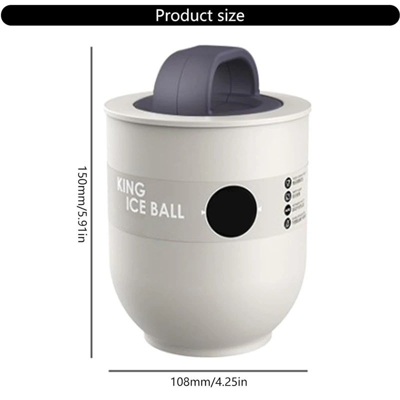 Molde de bola de hielo antifusión de silicona, bandejas de cubitos de hielo transparentes de verano para cócteles de whisky, zumo sin burbujas, fabricante de bolas de hielo DIY