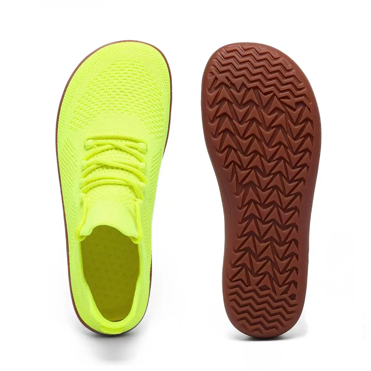 Zapatos descalzos con punta ancha para hombre y mujer, zapatillas minimalistas para caminar |   Suela caída cero |   Malla transpirable