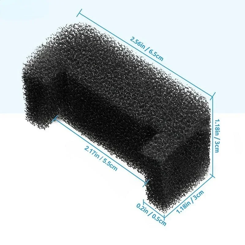 Filtros de fuente para mascotas, dispensador de agua de espuma para mascotas, esponja de filtro para fuente de agua de gato de 85oz/2,5l, algodón de repuesto, 4/6/8/12/16 Uds.