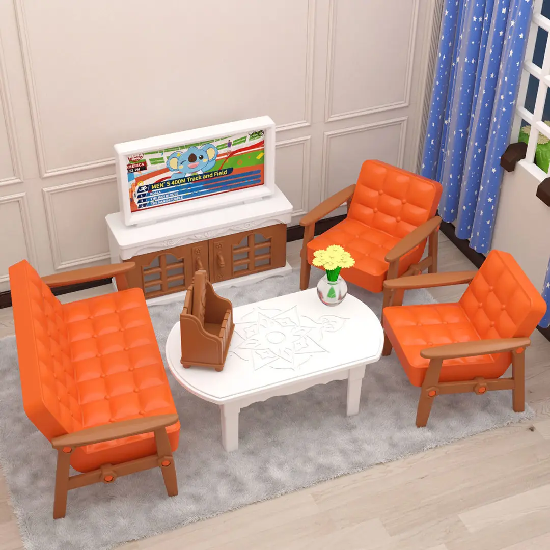 Accesorios de muebles en miniatura para casa de muñecas, micromodelo de supermercado, dormitorio, familia forestal, juguetes de cocina, regalo para niña, 1/12