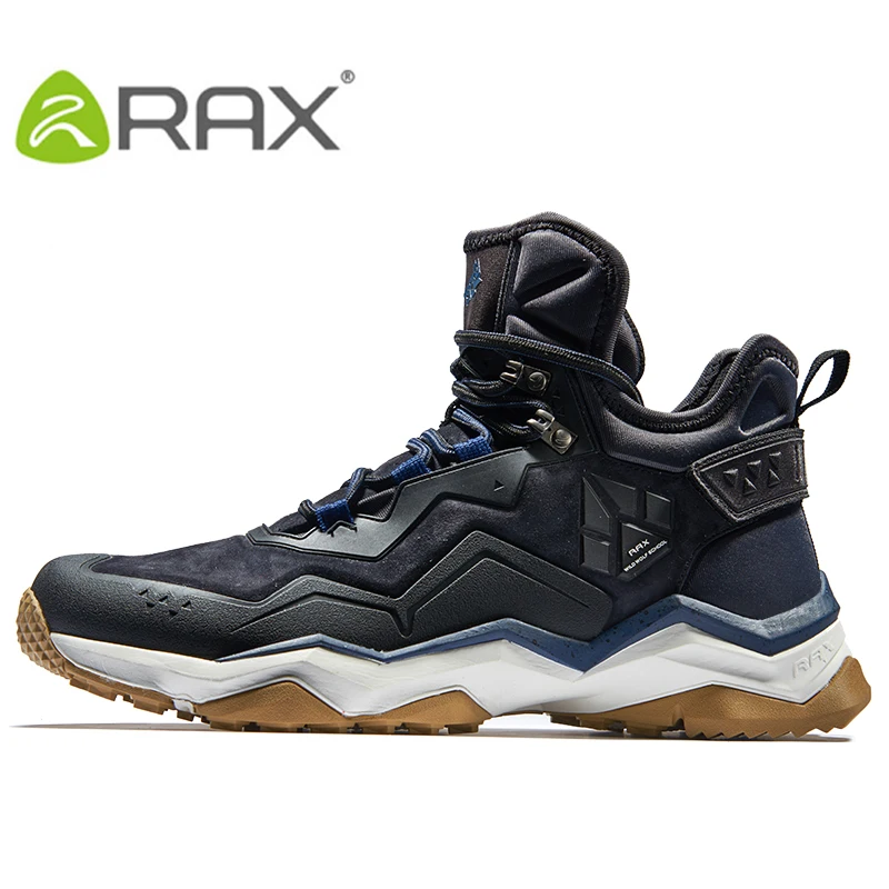 RAX-zapatos de senderismo impermeables para hombre y mujer, zapatillas de deporte de cuero para exteriores, botas de Trekking, senderismo, Camping, escalada, caza