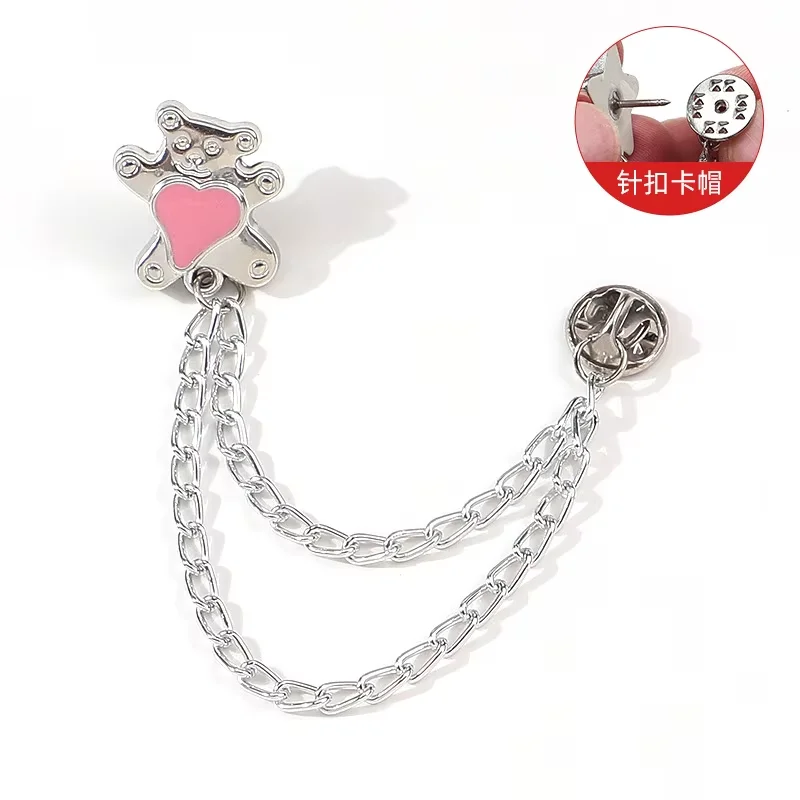 Broche magnético de cadena para cintura, con perlas, lazo y estrella, pin para dobladillo de camiseta, cierre para puños de pantalón, accesorios decorativos para ropa diaria de mujer