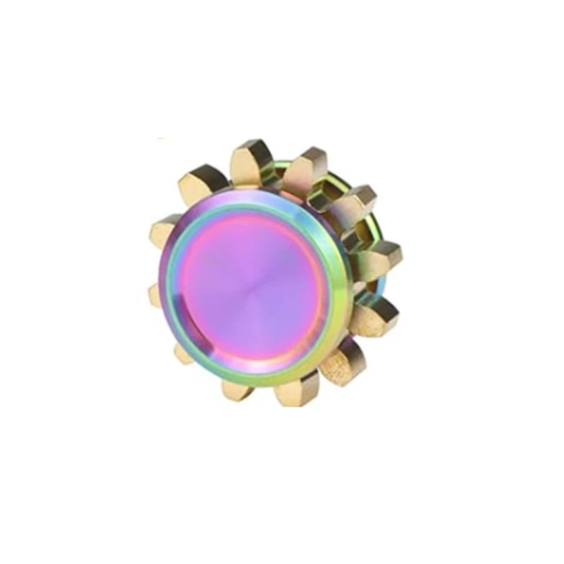 Fidget Spinner Mini engranaje de Metal giroscopio juguete antiestrés portátil adultos aliviador de estrés autismo TDAH niños cumpleaños regalo de Navidad