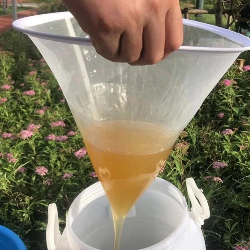 10 Uds coladores de miel apicultura miel filtro de abeja bolsa de malla filtros herramientas de extracción herramienta de apicultura filtro de malla