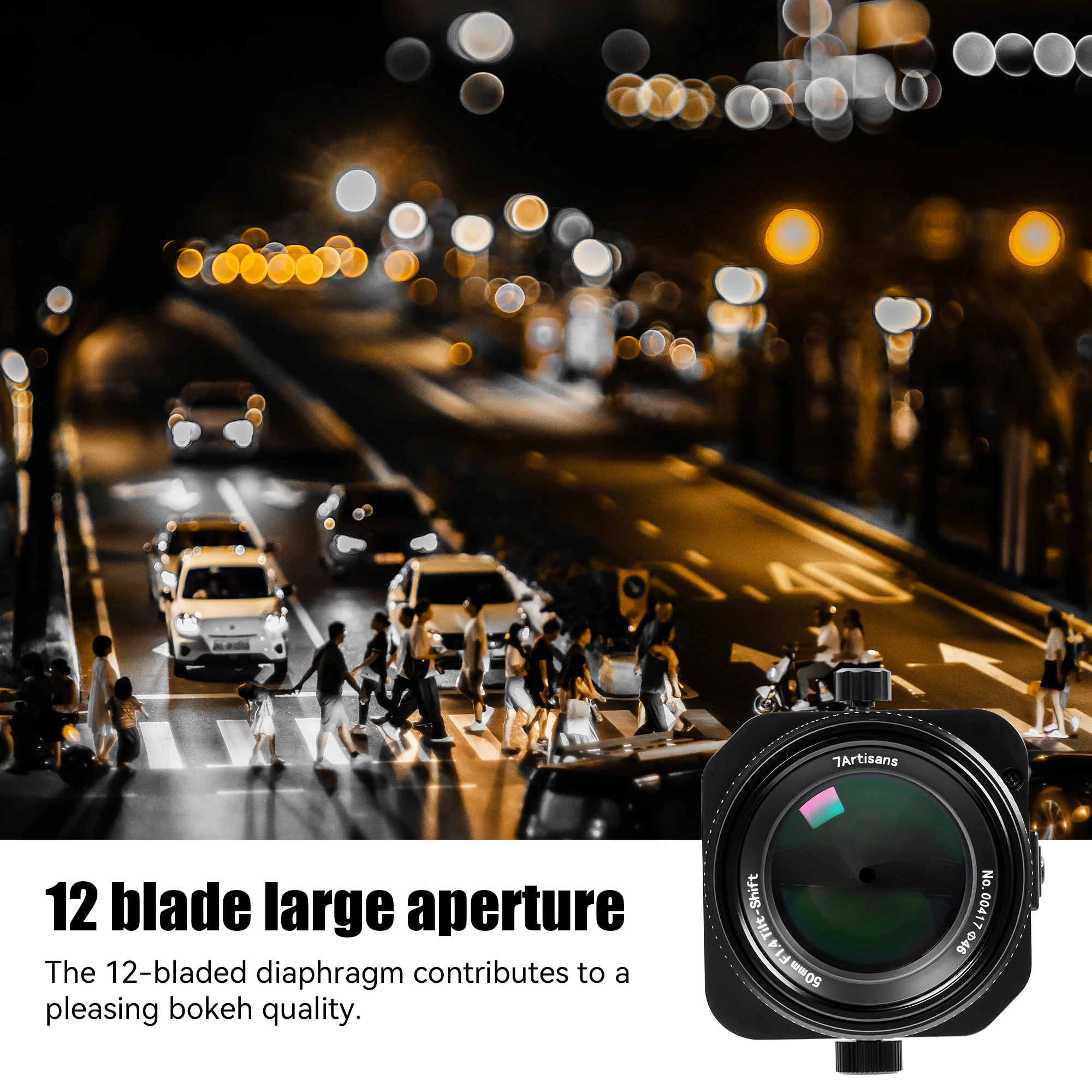7artisanas 50 mm f1.4 lente manual móvil inclinada gran apertura lente APS - C con Sony e Alpha 6400 zve10 a7s a7r fujifx e - M1 Mark II / E - M10 Mark IV micro 4 / 3 e - PL1 e - M10 gh1 / gh2 / GH3 / gh4