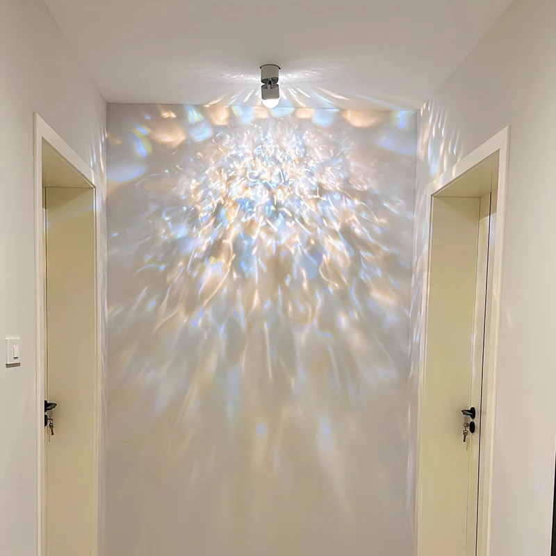 Lámpara LED moderna de puesta de sol, luces de techo de ángulo ajustable, foco de lavado montado en superficie, candelabro de pared para sala de estar, pasillo y dormitorio focos led techo foco led empotrable techo