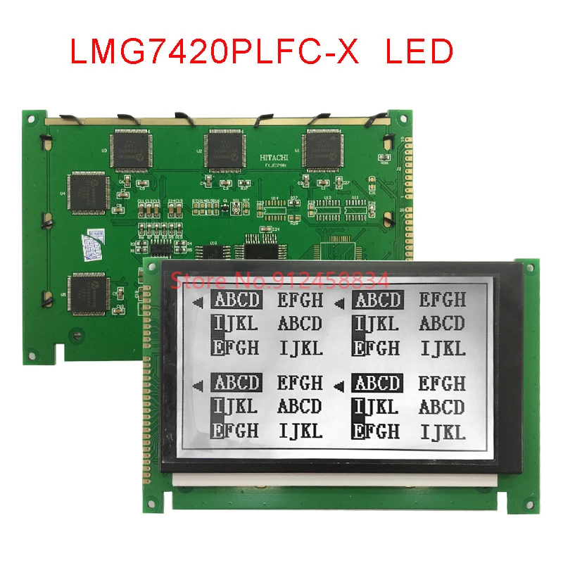 Reemplazo de pantalla del módulo LCD LMG7420PLFC-X para LMG7420 PLFC X Rev.A Rev.C Rev.D