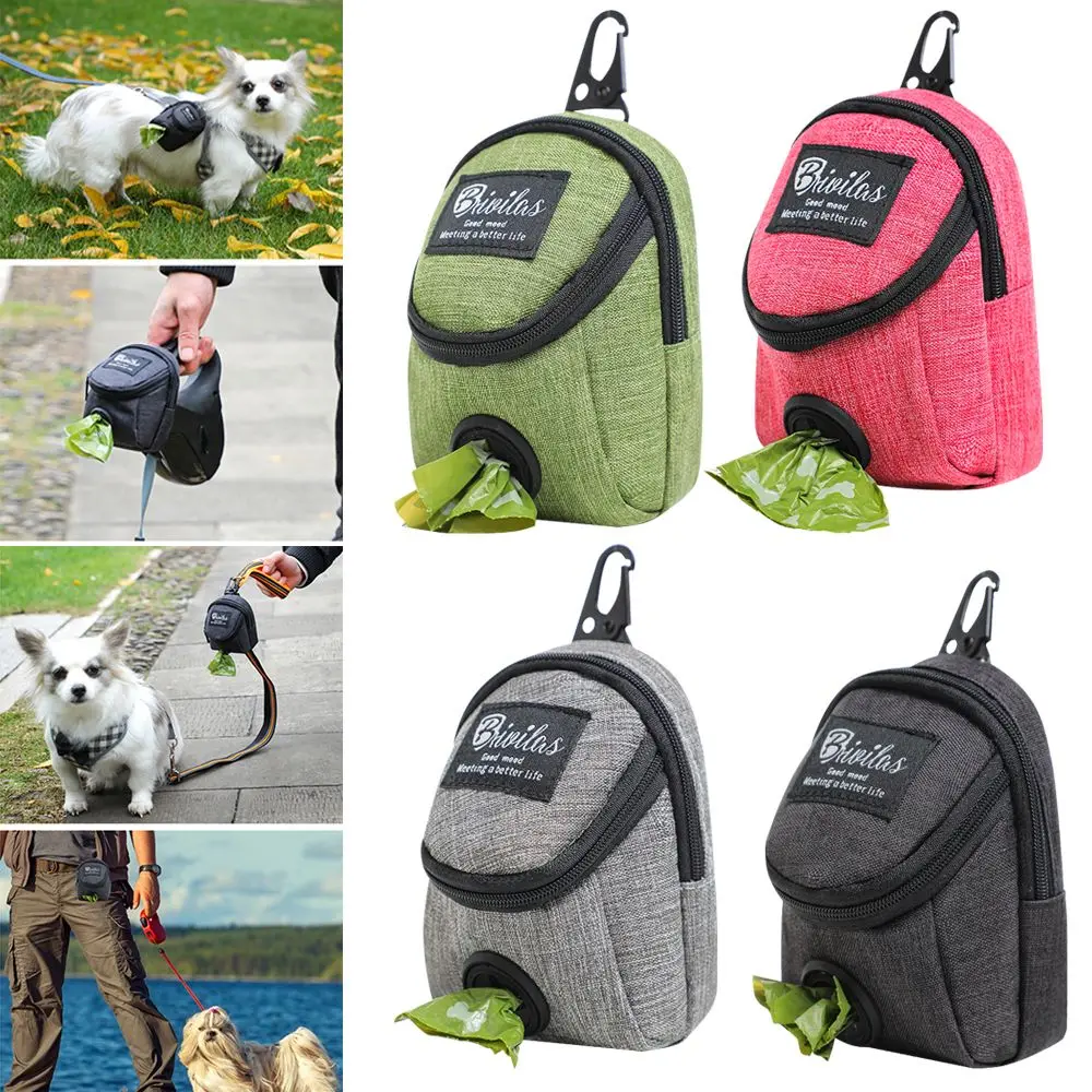Bolsa portátil multifunción para adiestramiento de perros, dispensador de bolsas de viaje para caca de perro, accesorios duraderos para mascotas