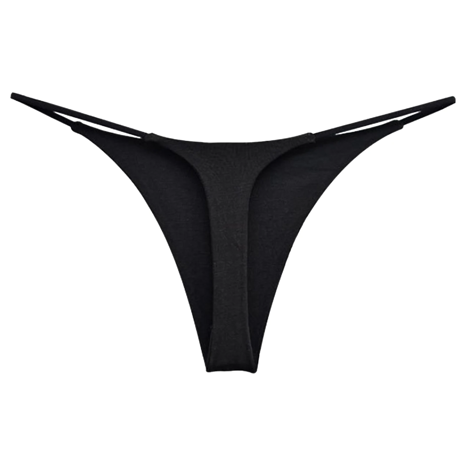 Bikini atrevido de playa para mujer, bragas para tomar el sol, tangas, calzoncillos, traje de baño, ropa interior de tiro bajo, tangas con espalda en T, traje de baño
